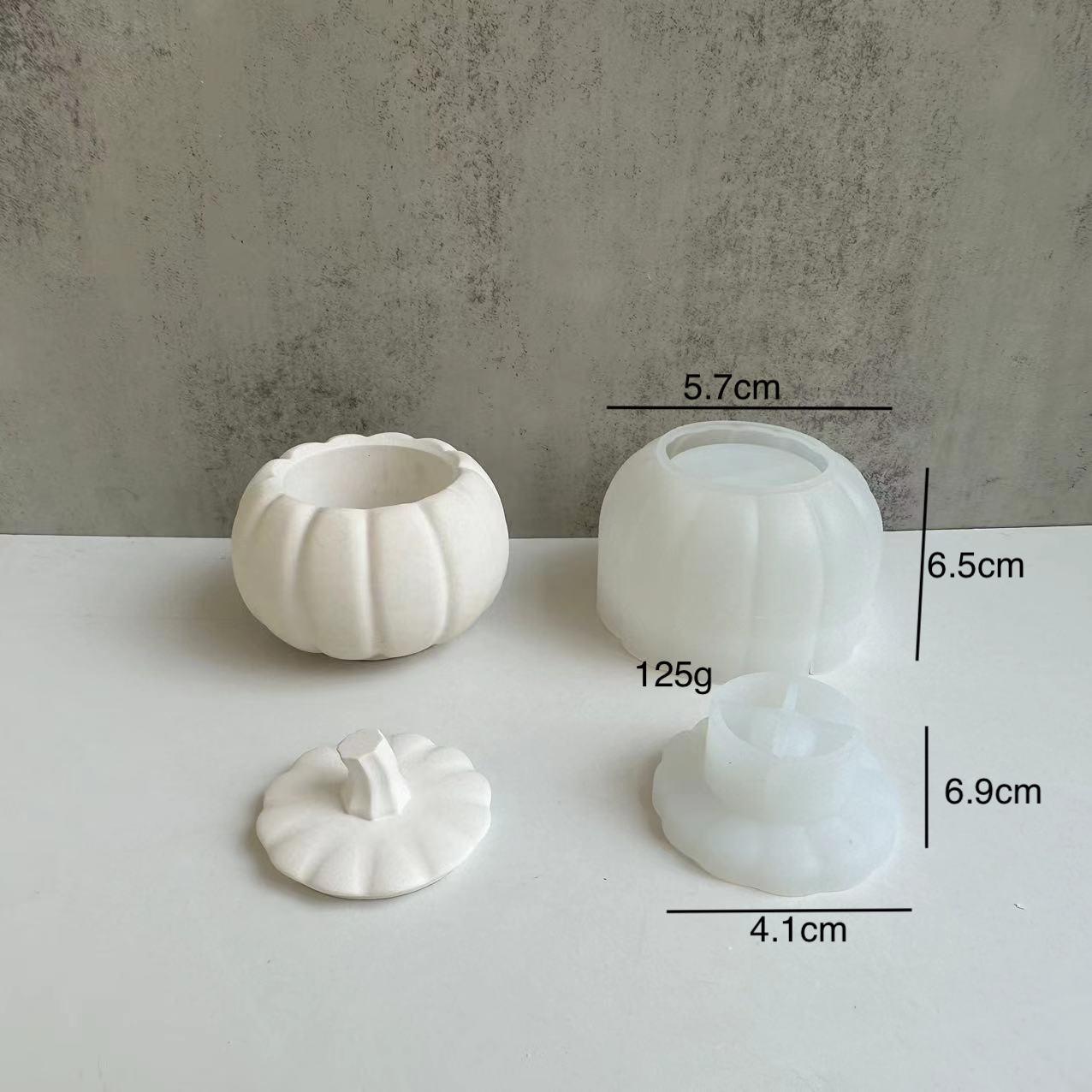 Halloween pumpkin jar mould - Epoxynoob