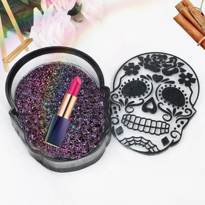 Sugar Skull Storage Box Mould - Epoxynoob