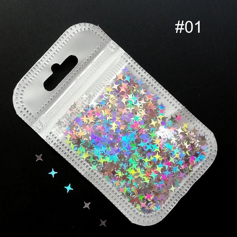 10g Holo Star Sequins - Epoxynoob