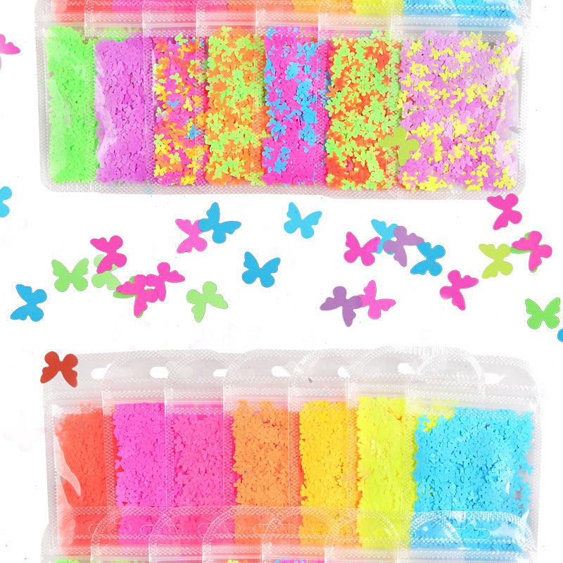 2g Neon Butterfly Sequins - Epoxynoob