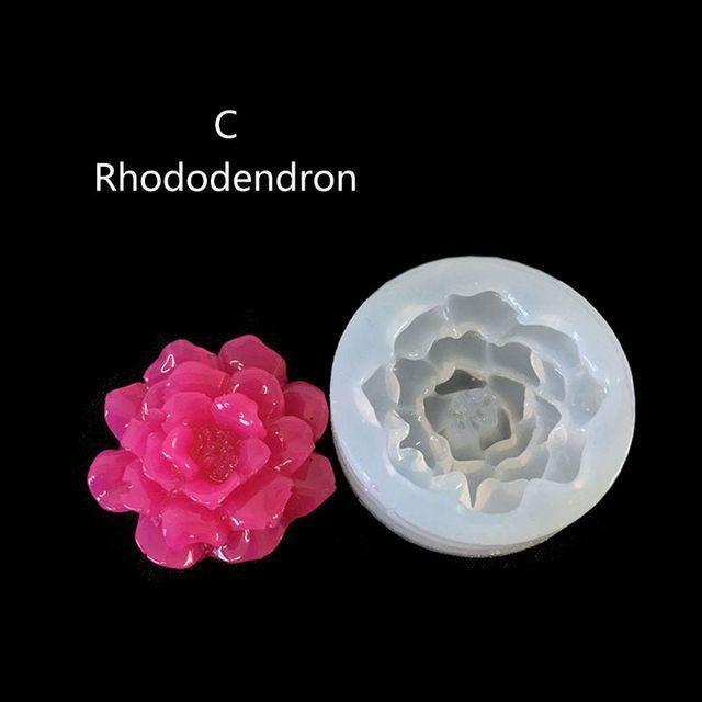 3D Flower Resin Silicone Moulds - Epoxynoob