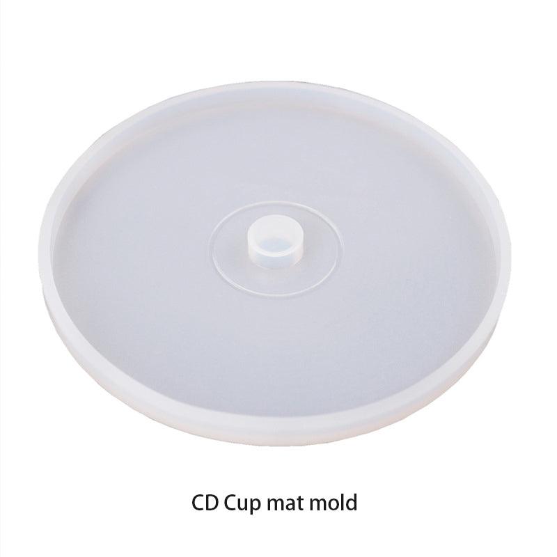 CD coaster mould with optional light base - Epoxynoob