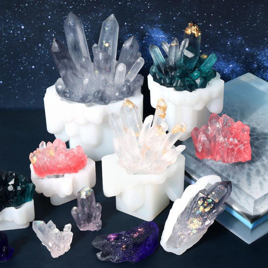 Crystal Cluster Mould - Epoxynoob