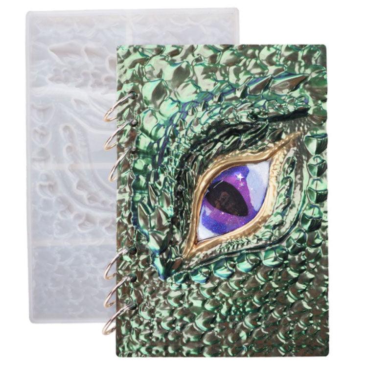 Dragon Eye Book Face Mould - Epoxynoob