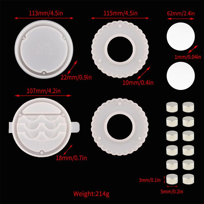 Eyelash Container Mould - Epoxynoob