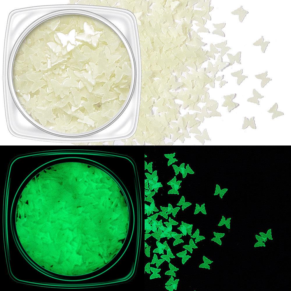 Glow In The Dark Butterflies And Hearts - Epoxynoob