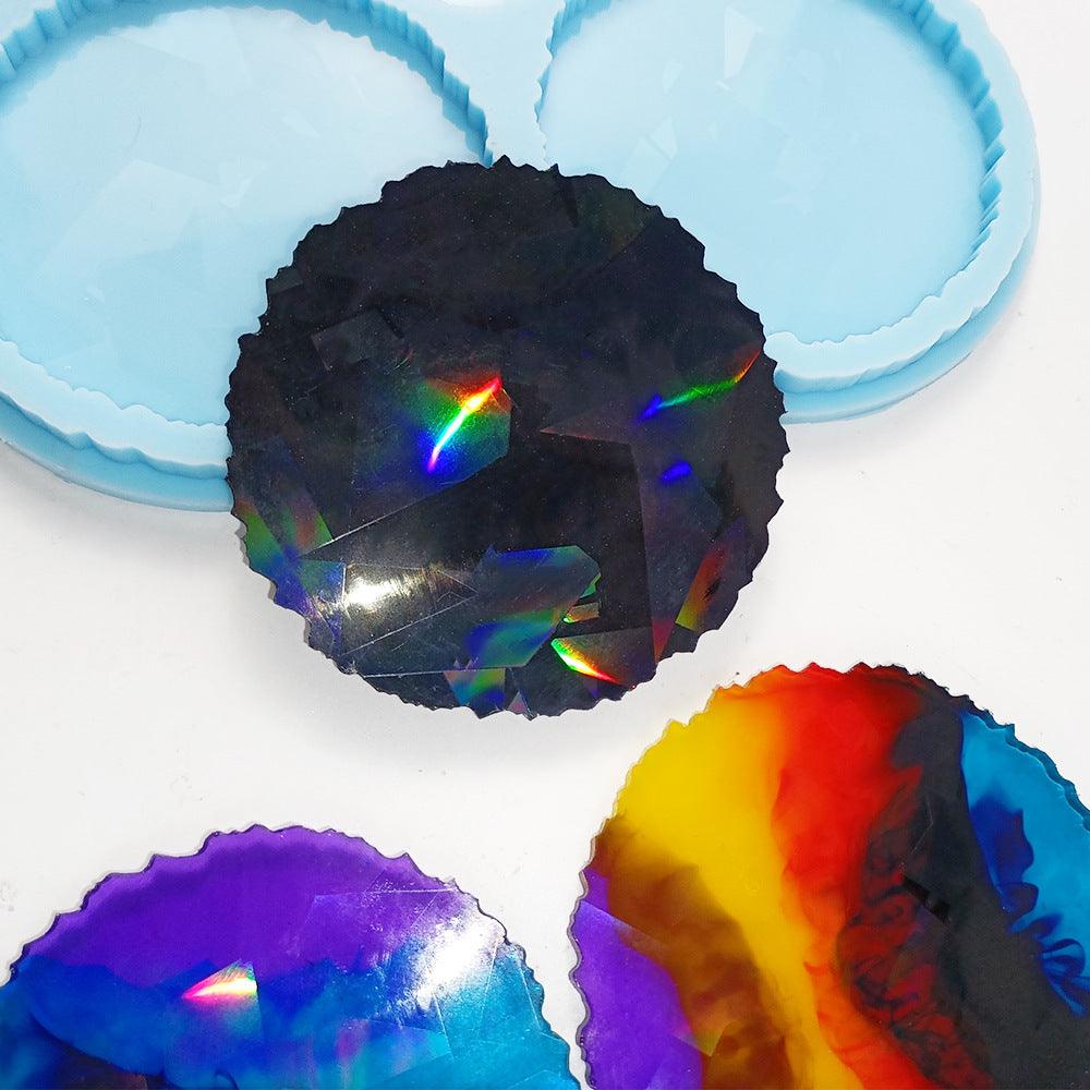 Holographic Coaster Mould - Epoxynoob