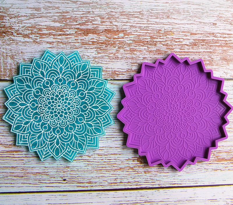 Mandala Epoxy Coaster Mould - Epoxynoob