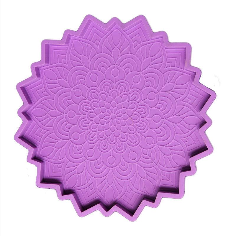 Mandala Epoxy Coaster Mould - Epoxynoob