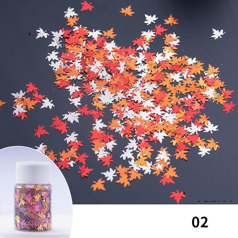 Maple Leaf Glitter 20ml Bottles - Epoxynoob