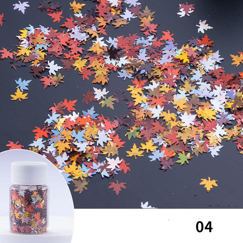 Maple Leaf Glitter 20ml Bottles - Epoxynoob