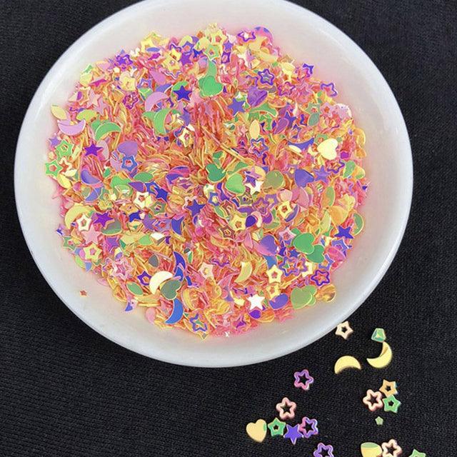 Moons and Shells Glitter - Epoxynoob