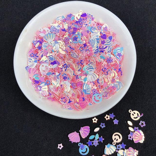 Moons and Shells Glitter - Epoxynoob